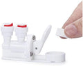 1/4" Quick Connect Ball Valve Fittings Leakproof Switch Reverse Osmosis Leak Detector Shut Off Valve 20mm Pad by Unknown
