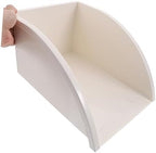 HOMSFOU PVC White Rainwater Collection Splash Block for Downspout Drainage - Image 7