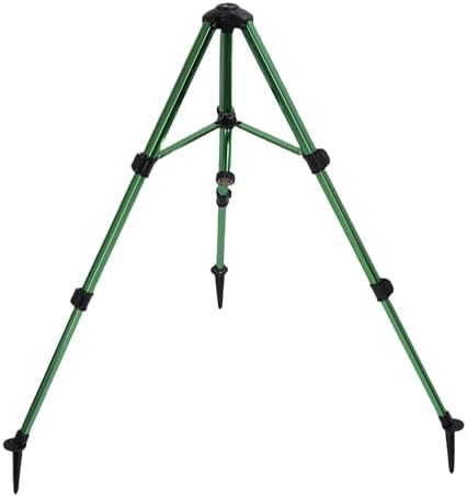 Impact Sprinkler On Tripod Base Brass and Aluminum Tripod Sprinkler 16 to 37in Adjustable Height Automatic Rotating Lawn for Garden Lawn Yard Watering by Unknown