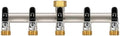 5-Way Garden Hose Splitter, Heavy-Duty Brass, 3/4" GHT, Black by Yayamz
