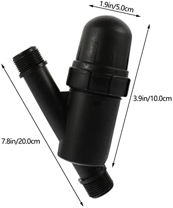 Happyyami Irrigation Filter Plastic Strainer Gardening Drip Tool Gardening Tools Irrigation Sprayer Filter Garden Hose Pressure Regulator Drip Irrigation Gardening Supplies Mesh Water Filter - Image 4