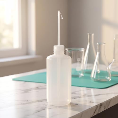 ARTIBETTER 6pcs Plastic Squeeze Bottle, 500ml/16.9oz Wash Bottles with Handy Measurement Lines, Watering Can Squeeze Spout Flowing Well for Laboratory Use Or Plants - Image 4