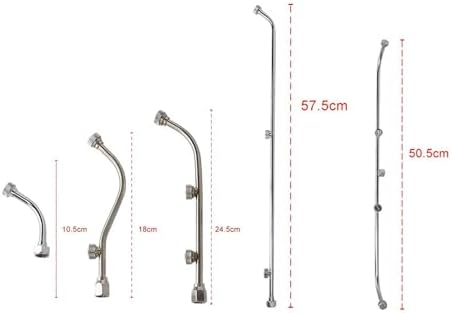 Spray Dispenser, Sprayer Wand Nozzle Accessory Part Stainless Steel Watering Tool Fitting Gardening Agricultural(57.5cm) - Image 6