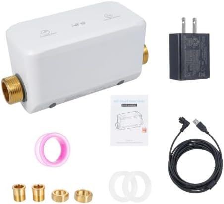 Smart Water Valve Remote Control Water Consumption Monitoring Leak Detection for Home Security by Unknown