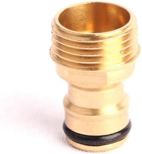 Expandable Garden Hose Repair Kit 10PCS Large All Copper Hose Quick Connectors Water Pipe Pouring Joints Irrigation Tools Watering Accessories(4point Male Thread) by Unknown