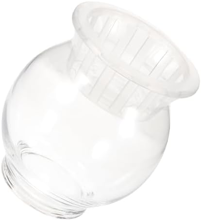 Abaodam Glass Vase for Home Office Decorative Vase Aquatic Baskets Simple Elegant Design by Abaodam