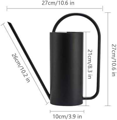 Watering Can for Indoor Plants, 50 oz/1.5L Stainless Steel Watering Can Pot with Long Spout, Garden Watering Cans with Comfortable Handle for Indoor House Plants Bonsai Flower Decorative - Image 4