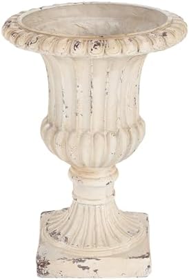 19.25' Garden Urn Planter, 19.25 Inch, Antique White - Image 3
