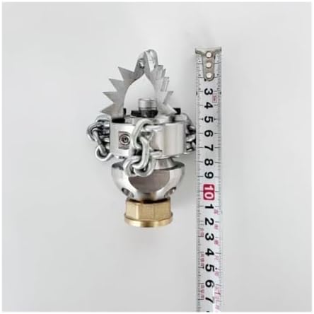 G1/2" & G3/8" Chain Cutter Rotary Jet Nozzle, 40L High Pressure Pipe Cleaning Ceramic Head With Holder(1I2 Female 40LPM) - Image 2