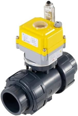 Smart electric valve, TUYA-WIFI-APP control, 1.5-inch PVC electric ball valve full bore, 2-wire automatic reset, normally closed, DC24V actuator/AC110V-230V power adapter, suitable for water systems - Image 4