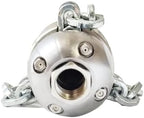 Diamond Rotating Sewer Nozzle, Reinforced Cable & Chain, Pipe Descaler - Image 6