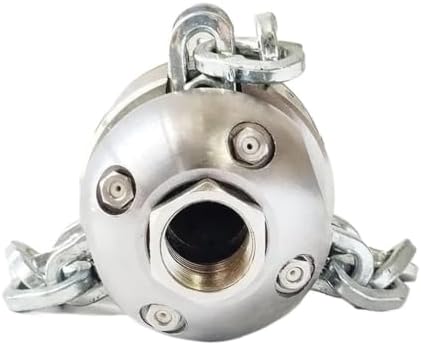 Diamond Rotating Sewer Nozzle, Reinforced Cable & Chain, Pipe Descaler - Image 6