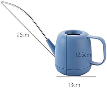 Household Long Mouth Watering Can Plastic Watering Tool Watering Can Gardening Watering Pot Garden Watering Pot (Color : Gray) (White) - Image 2