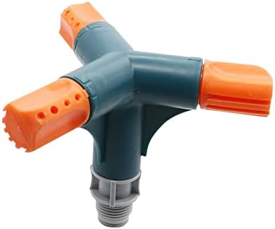 20 Pcs Rotary Three-Arm Sprinkler with 1/2" Male Thread Agriculture Lawn Irrigation 360 Degree Rotating Sprinkler Nozzle by Unknown