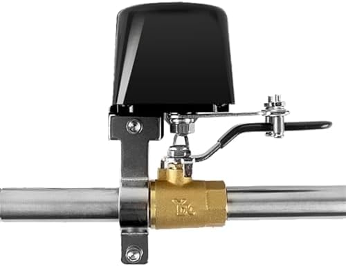 1/2" 3/4" 1" Electric Automatic Manipulator Shut Off Ball Valve DN15/DN20/DN25 for Alarm Gas Water Pipeline 12V 1A(1",Black) - Image 4