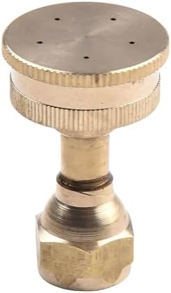 Garden Sprinkler Adjustable 5 Hole Brass Sprayer Nozzle M14 Atomizing Spray Fitting Hose by Unknown