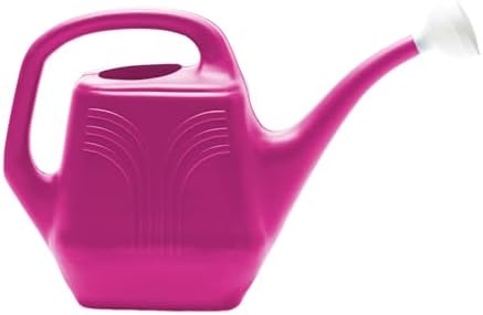 Bloem Classic 2 Gallon Plastic Watering Can, Fuchsia, 2-Pack - Image 4
