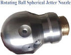3/8 Rotating Sewer Nozzle, Stainless Steel, 360° Jet - Image 4
