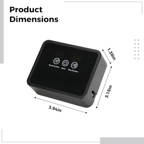 Automatic Plant Waterer Indoor, Digital Programmable Water Timer with Adjustable Spray and Stop Duration, Smart Intelligent Spray System, US Plug, Plant Watering System for Houseplants - Image 5