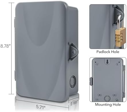 BN-LINK Pool Pump Timer, Heavy Duty Outdoor Smart Wi-Fi Timer Box, 2HP 40A Max, 120, 240, 277 VAC, for Pool Pump, Water Heater, Fans, SPA, Compatible with Smart Phone, Alexa, Google Assistant - Image 3
