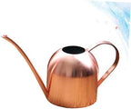 YARNOW 1000ml Copper-Colored Stainless Steel Watering Can for Indoor and Outdoor Gardening Long Spout Design Sturdy Metal Plant Watering Device - Image 3