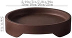 Plant Trays Planter Saucers Watering for Plants, Round Home Ceramic Flower Pot Drip Trays Flower Pots Saucers(Large) - Image 2