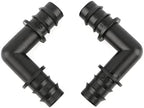 10pcs 16mm Irrigation Barb Elbow Connector 90 Degree Adapter for 5/8" Hose Drip Tape - Durable ABS Reusableplastic - Image 3
