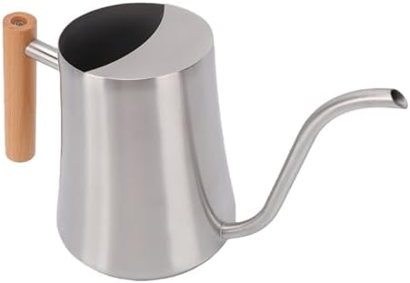 Indoor Watering Can 1L with Long Spout Wood Handle Metal (Sanding - Image 2