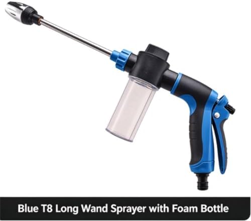 Long Wand Car Wash Water Gun for Standard Garden Hose (BLU-T8-GUN-SB-003) - Image 2