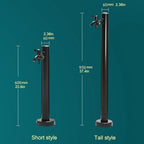 Floor Mounted Faucet Outdoor Water Pipe Vertical Fountain Irrigation Column,Large Outdoor Stainless Steel Water Column - Freestanding Faucet for Garden Irrigation & Watering, Durable Antifre - Image 7