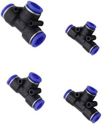 5 Pcs 10mm Tee Connector Garden Irrigation Quick Connectors Pneumatic Joint Mist Cooling System Adapters - Image 4