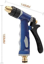 Garden Hose Nozzle, Heavy Duty Metal Spray Nozzle High Pressure Water Nozzle, Garden Hose Spray Nozzle for Watering Garden, Washing Cars - Image 2