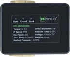 U.S. Solid Motorized Ball Valve- 3/4" Brass Ball Valve with Full Port, 9-36V AC/DC, 2 Wire Auto Return Setup, Normally Closed (N/C) - Image 4