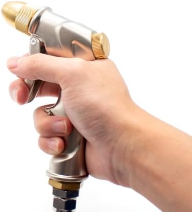 All Metal High Pressure Water Gun, CNC Machine Tool Washing Gun CNC Machining Center Cleaning Water Spray Gun with 6M Pipe - Image 5