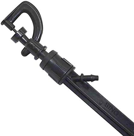 Gardening Watering System Tools 360 Degrees Rotating Atomized with Support rod Agricultural irrigation sprinklers Micro Nozzles for 1/4 Inch Hose 20 Pcs - Image 6