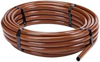 Raindrip R292DP 1/2-Inch Drip-A-Long Dripline with 1 GPH Pressure Compensating Emitters, 18-Inch Spacing, 50-Foot, for Drip Irrigation and Drip Irrigation Systems, Black by Raindrip