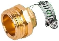 Garden Hose Repair Connector with Clamps, compatible with the 3/4" or 5/8" Garden Hose Fitting(6 Set (US Standard)) - Image 4