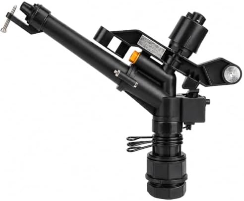 1.5 Inch Rain Gun Sprinkler, 2 Pack, Adjustable Impact Sprinkler by AQUPLA