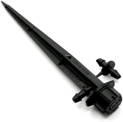 DripFlo 6822033 360 Degree Full-Circle 8-Stream Adjustable Drip Irrigation Emitters on Stakes, 50 Pack - Image 2