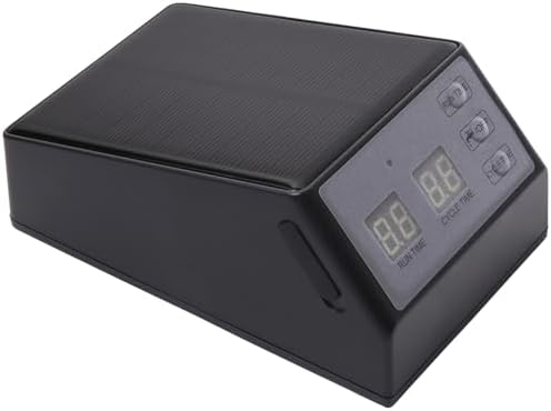 Smart Drip Irrigation System for Houseplants, Solar-Powered with LCD Timer, Multi-Pot Watering, Up to 600 Ml Per Minute Flow Rate by Unknown