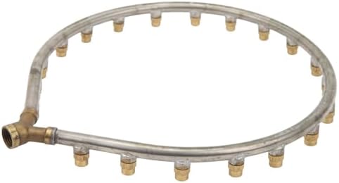 Multifunctional Annular Nozzle G3/8 Female Thread, Multi Head Ring Shaped Atomizing Nozzle for Garden Agricultural Irrigation with Adjustable Spray Pattern (20 Head) - Image 2