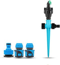 360 Degree Automatic Garden Sprinklers Watering Grass Lawn Rotary Nozzle Rotating Water Sprinkler System Supplies by Unknown