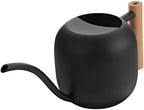 Stainless Steel Watering Can Long Spout 1200ml Metal Pot for Garden Planting Tool by NULYLU