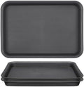 GREANER 20 Inch Plant Trays, 3Pcs Black Pebble Tray for Plant Humidity, Planter Trays and Saucers for Indoors and Outdoors Use by GREANER
