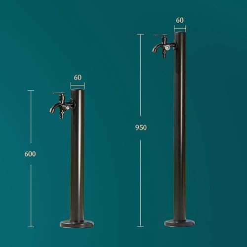 Outdoor Stainless Steel Garden Water Column - Freestanding Hose Stand with Faucet, Decorative Fountain & Water Dispenser for Irrigation and Washing, Durable & Stylish - Image 3
