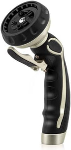 RESTMO Hose Nozzle with Easy Self-Lock Trigger, Heavy Duty Water Sprayer by Restmo