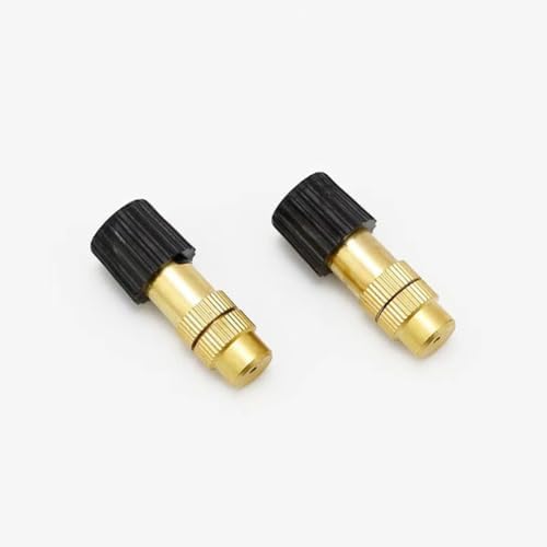 Adjustable Brass Atomizing Nozzle with Drip Connector, Micro Spray Drip Emitter, Adjustable Sprinkler Drip Sprayer Kit 50pc Copper Nozzle - Image 5