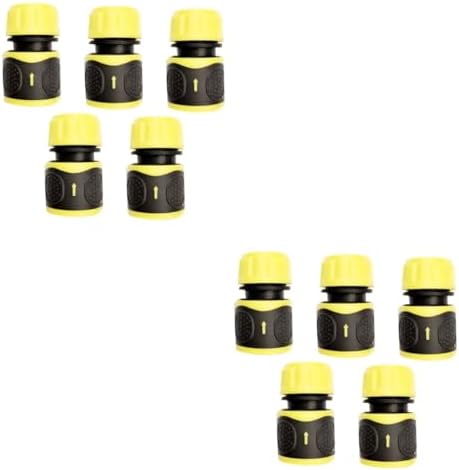 Hose Fitting Quick Connector, Hose connector,10 Pcs Waterpipe to Spray Converter Water Joints Water Hose Nozzle Hose Fittings Connect Water Hose Sprayer Nozzle Kit Sealed Waterpipe Connector, 3x3x3cm, by Unknown