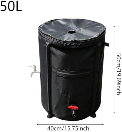 Collapssible Rain Barrel, 50L Water Storage Containers - Image 6