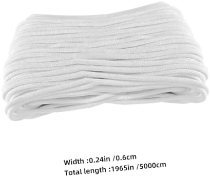 VOSAREA Self Watering Cotton Wick Rope for Plants, 50m White DIY - Image 2
